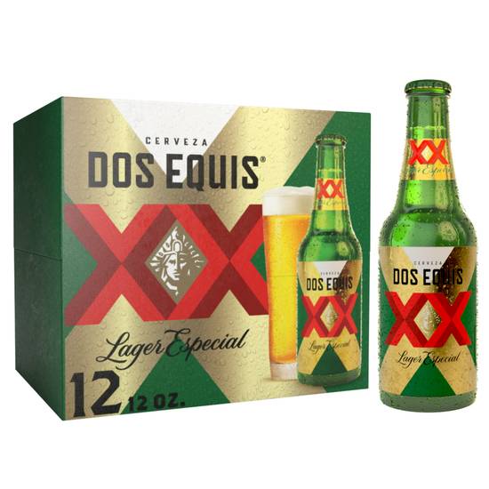 Dos Equis Cerveza Lager Especial Beer (12 pack, 12 fl oz)