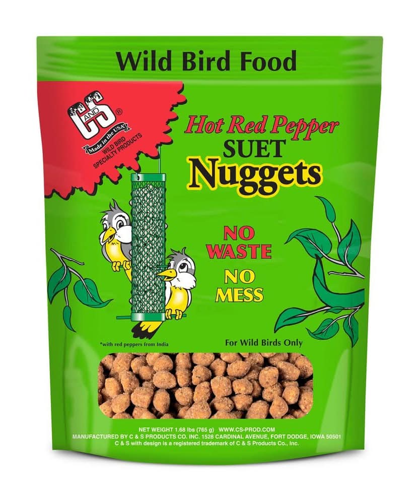 C And S Products Hot Pepper Suet Nuggets