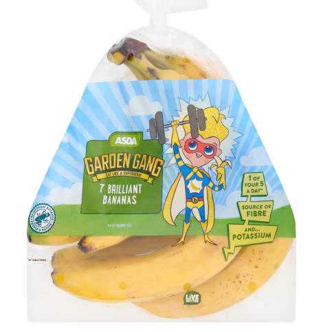 ASDA Garden Gang Brilliant Bananas (7 pack)