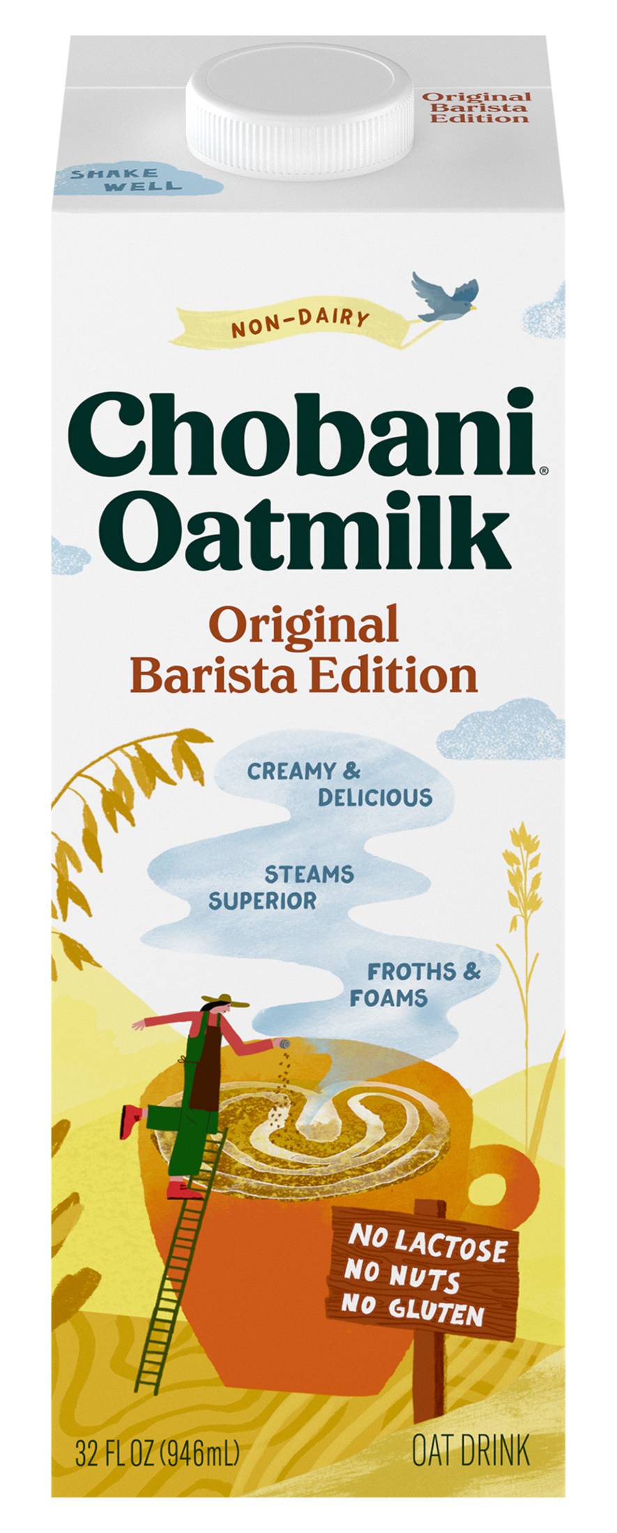 Chobani Original Barista Edition Oat Milk (32 fl oz)