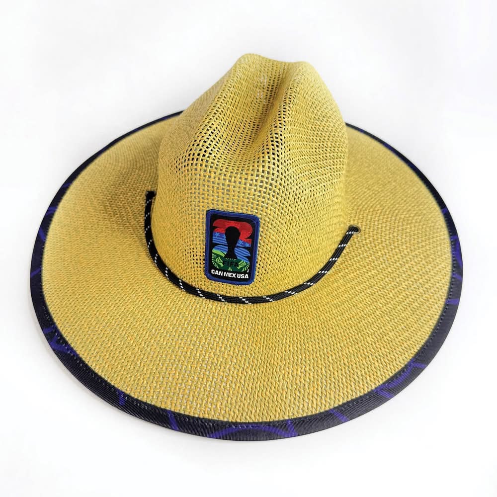 Fifa Emblem Paper Straw Hat