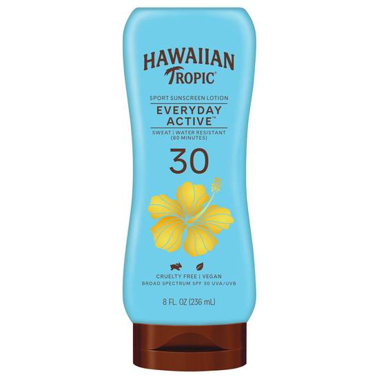 Hawaiian Tropic Island Sport Ultra Light Sunscreen Spf 30 (8 fl oz)