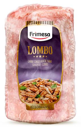 Frimesa Lombo suíno congelado (embalagem: 1,6 kg aprox)