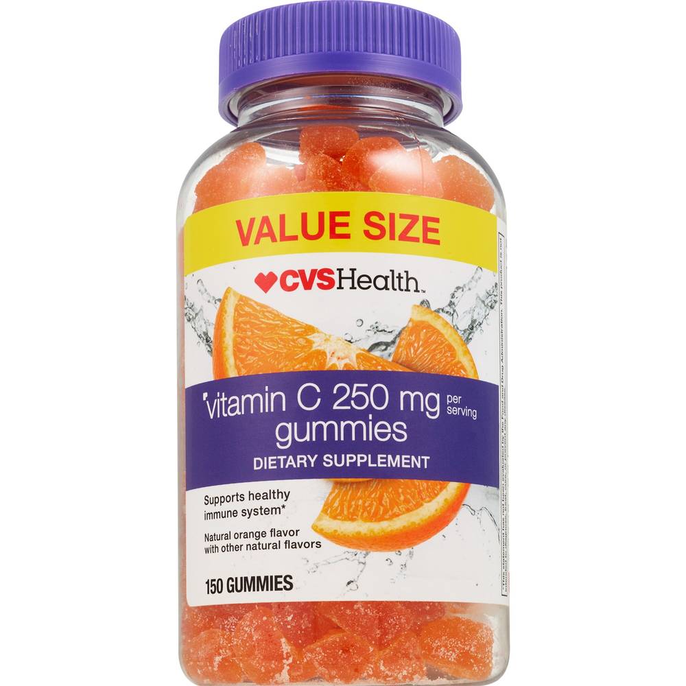 CVS Health 250 MG Vitamin C Gummies, 150 CT