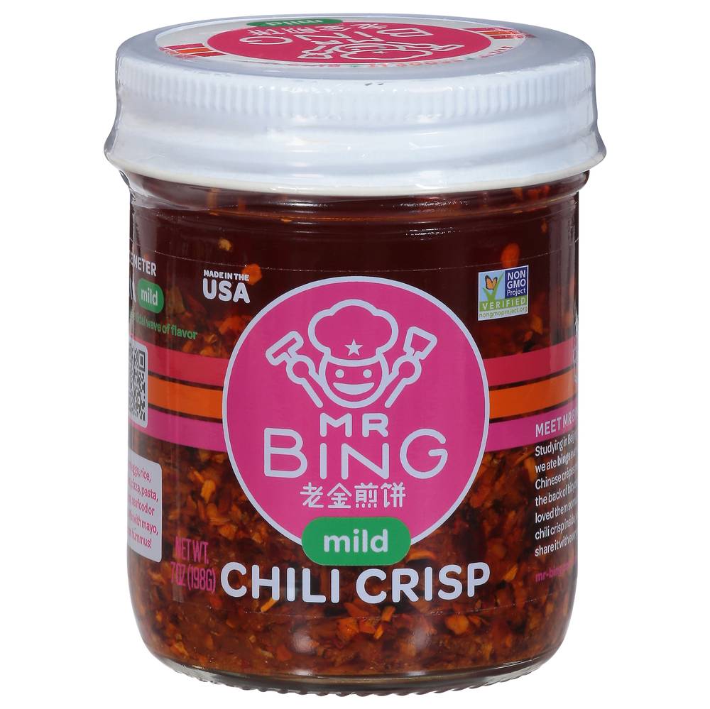 Mr Bing Chili Crisp, Mild (7 oz)