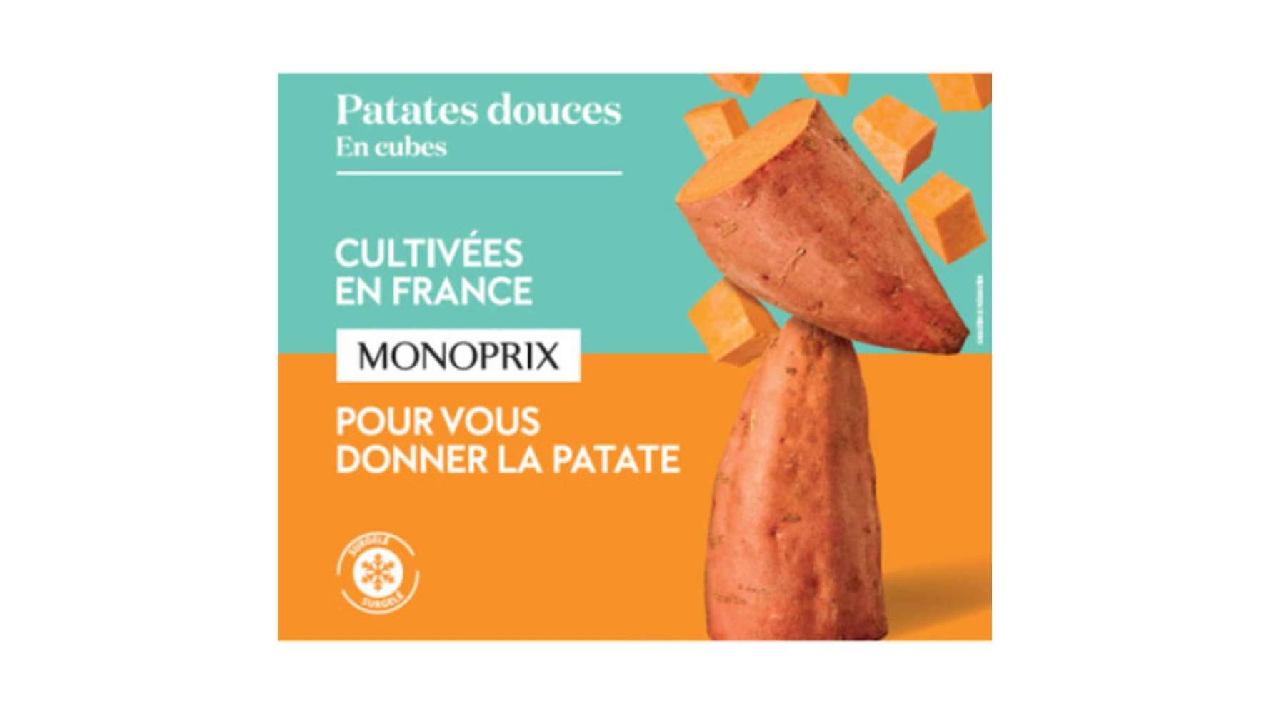 Monoprix - Patates douces en cubes