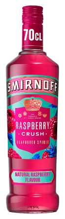 Smirnoff Raspberry Crush, Vodka Based Spirit Drink (700ml)