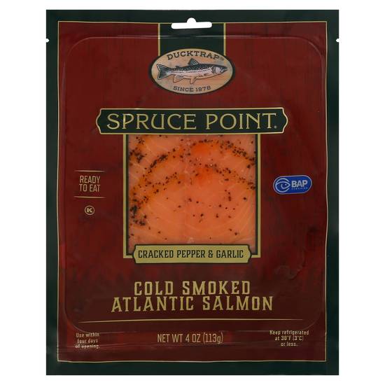Ducktrap Spruce Point Cold Smoked Atlantic Salmon
