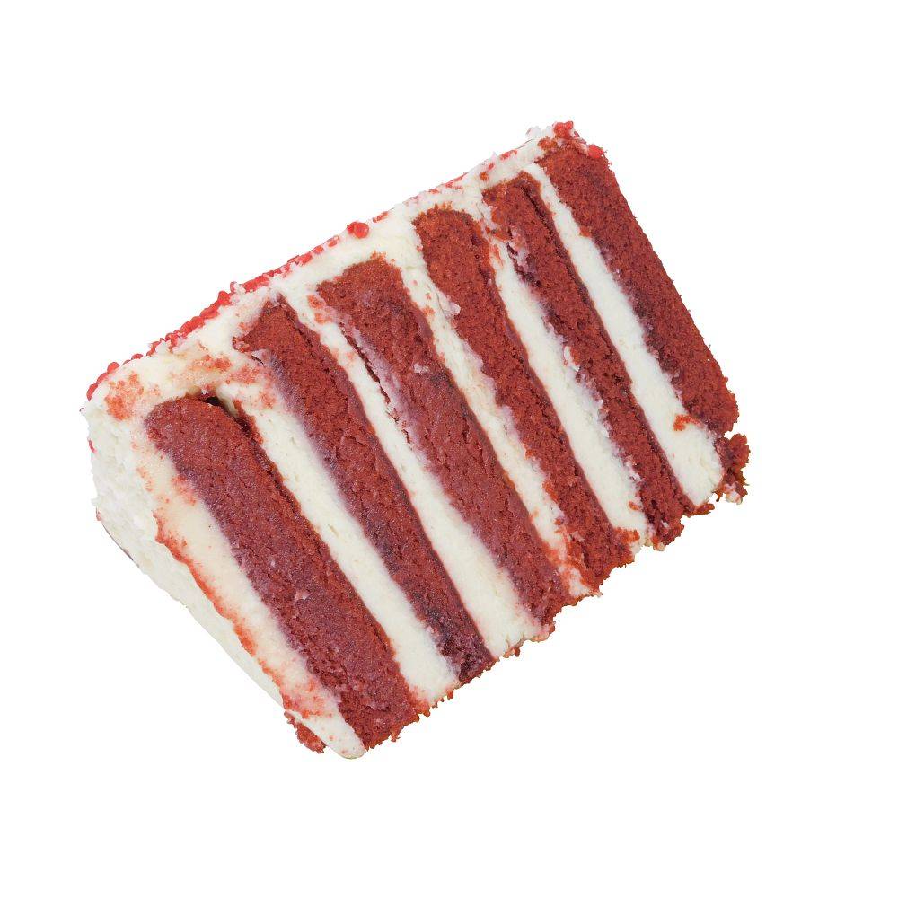Red Velvet Towering Cake Slice