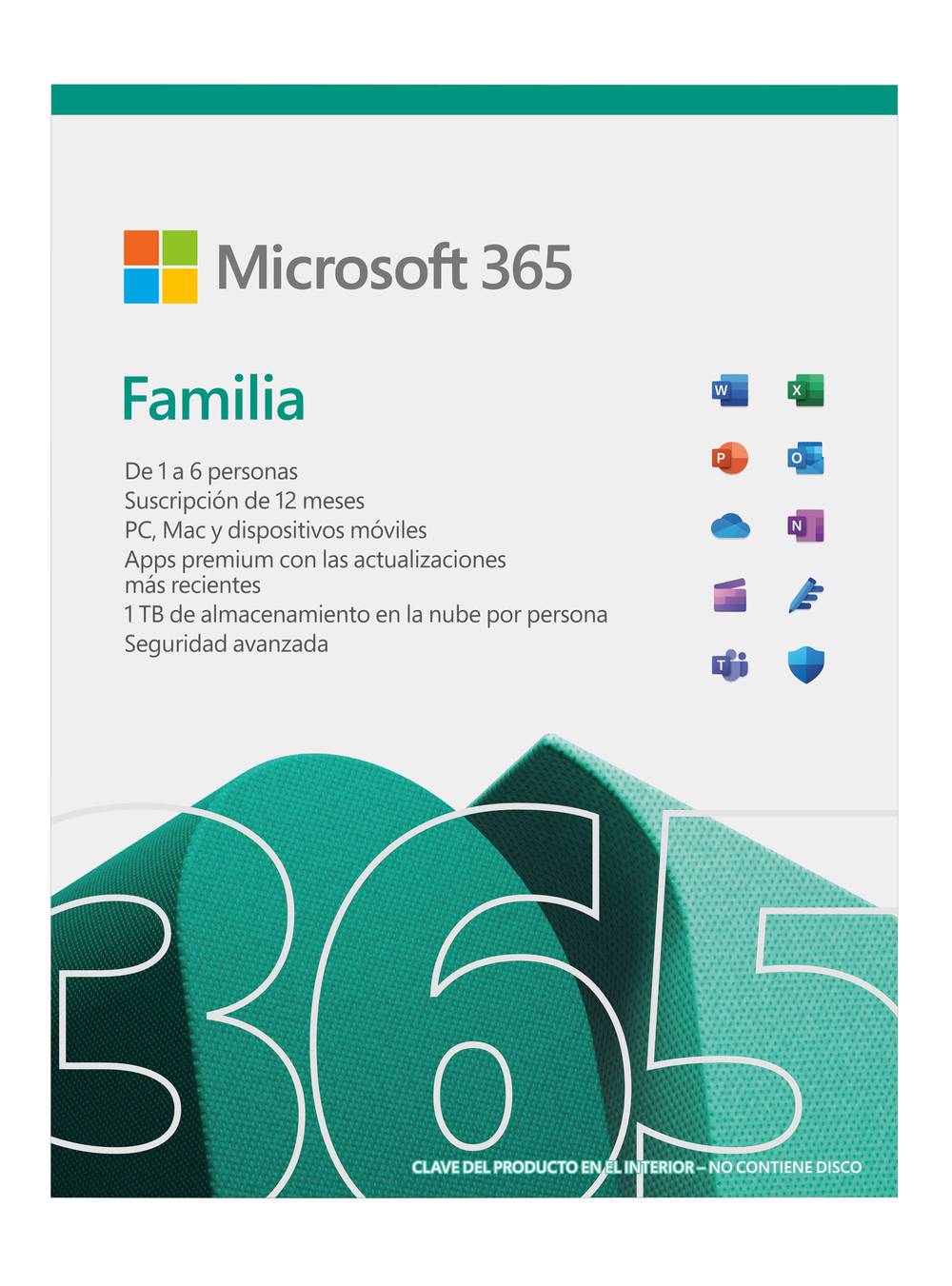 Microsoft licencia microsoft office 365 family