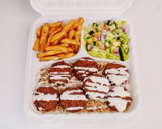 Falafel Over Rice
