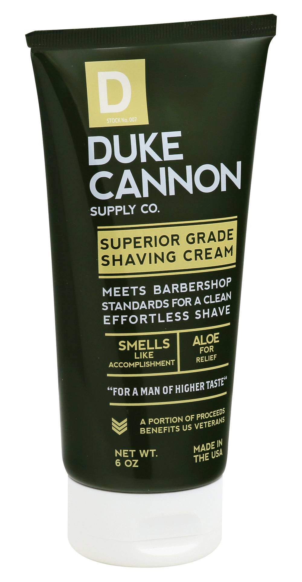 Duke Cannon Superior Grade Aloe Shaving Cream (6 oz)