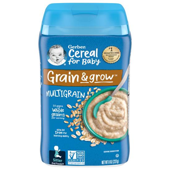 Gerber Grain & Grow Multigrain Cereal For Baby