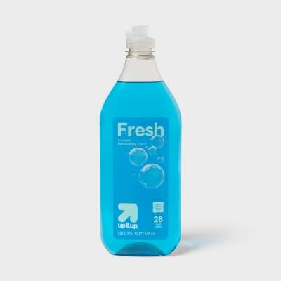 up&up Liquid Dishwashing Soap, Fresh (28 fl oz)