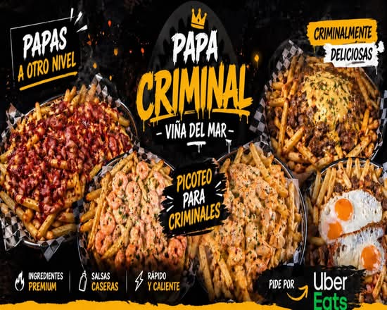 PAPA CRIMINAL | PAPAS CARGADAS 🍟🔥 (Viña del mar)