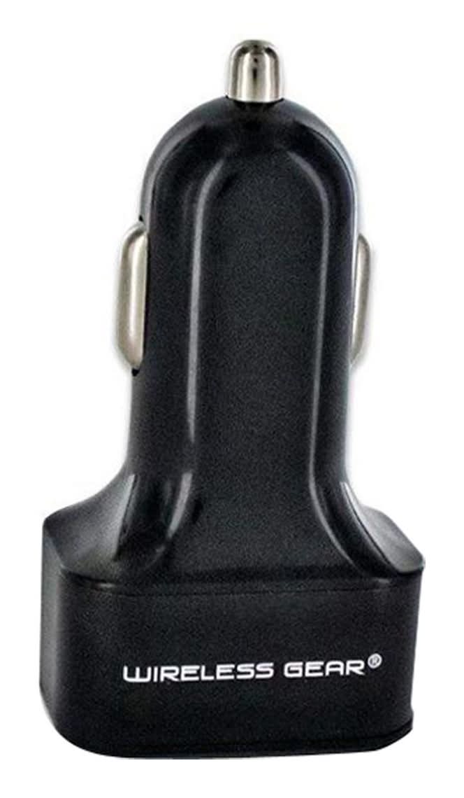 3 Port Usb Rapid Car Charger Black