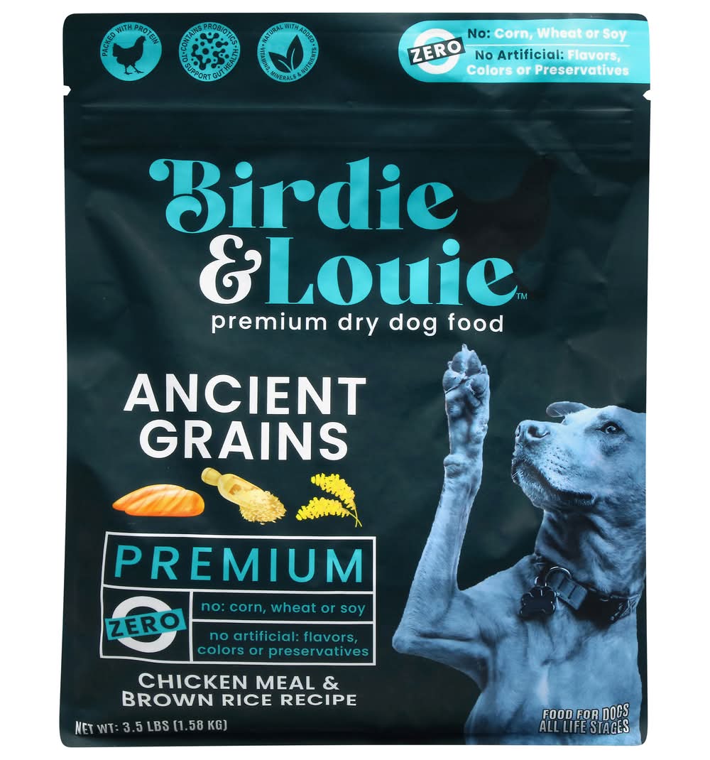 Birdie & Louie Chicken Meal & Brown Rice Ancient Grains Premium Dog Food (3.5 lbs)
