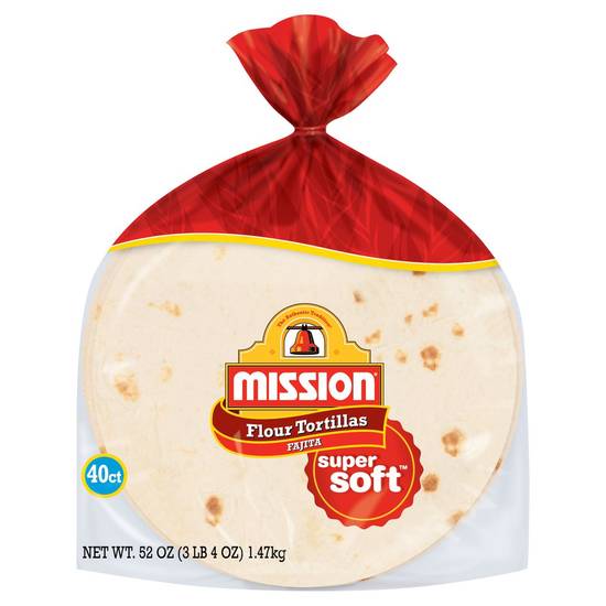 Mission Flour Tortillas Fajitas (52 oz)