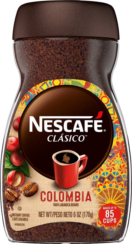 Nescafé Clásico Colombian Instant Coffee (6 oz)