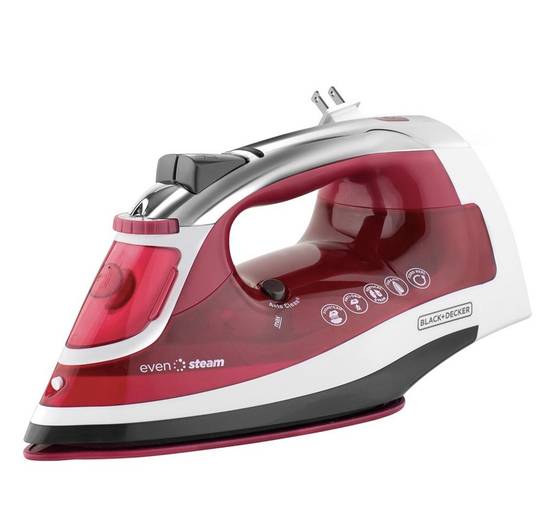 Black decker plancha even steam color rojo icr1926 1 pieza