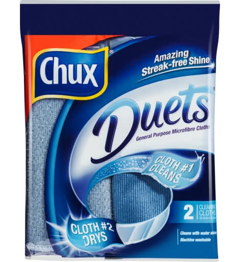 Chux Duets Cleaning Cloths 2 Pack