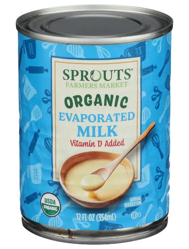 Sprouts Organic Evaporated Milk