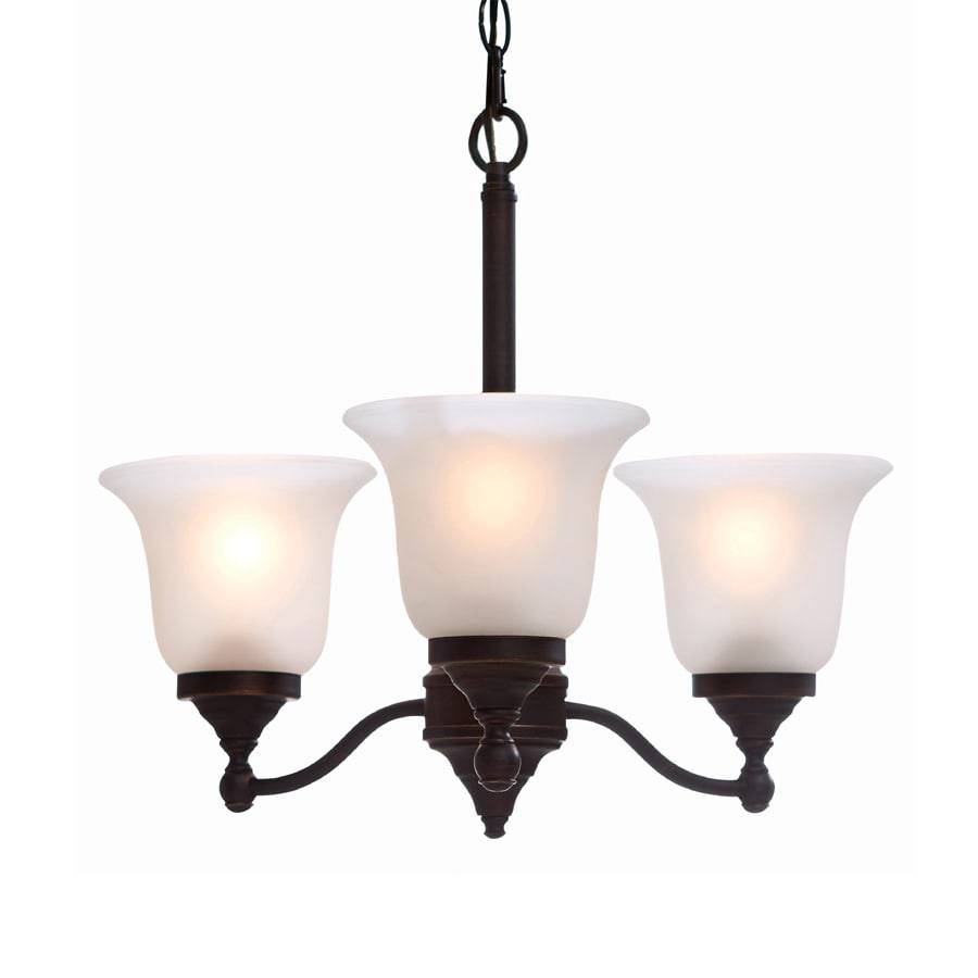 Style Selections Roseall 3-Light Oil-Rubbed Bronze Traditional Chandelier | FD15-094-1