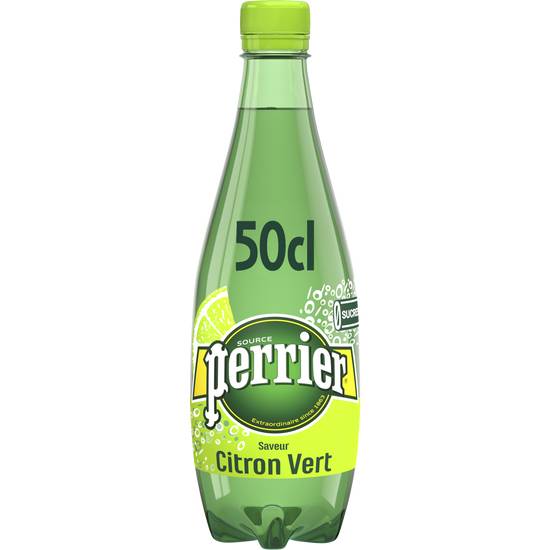 PERRIER - PERRIER Bouteille plastique d'eau pétillante 50 cl minérale