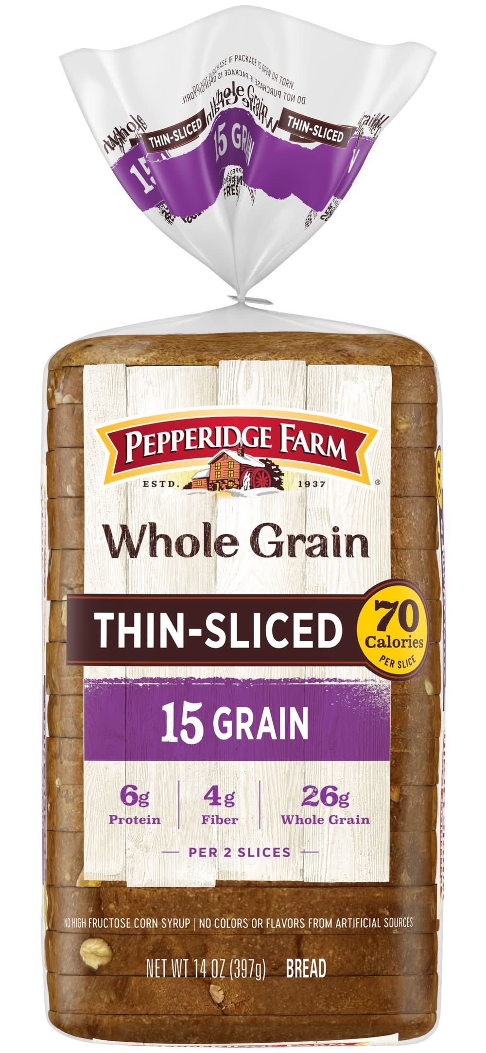 Pepperidge Farm Thin Sliced Whole Grain Bread (14 oz)