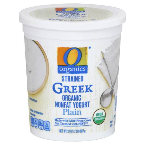 O Organics Organic Plain Greek Yogurt (32 oz)