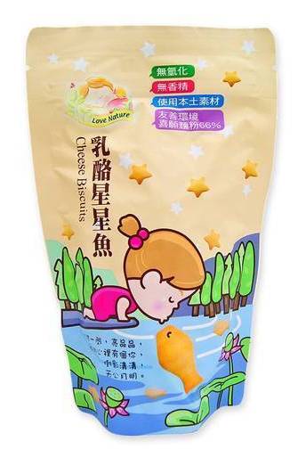 集賢庇護工場-乳酪星星魚(140g/包)