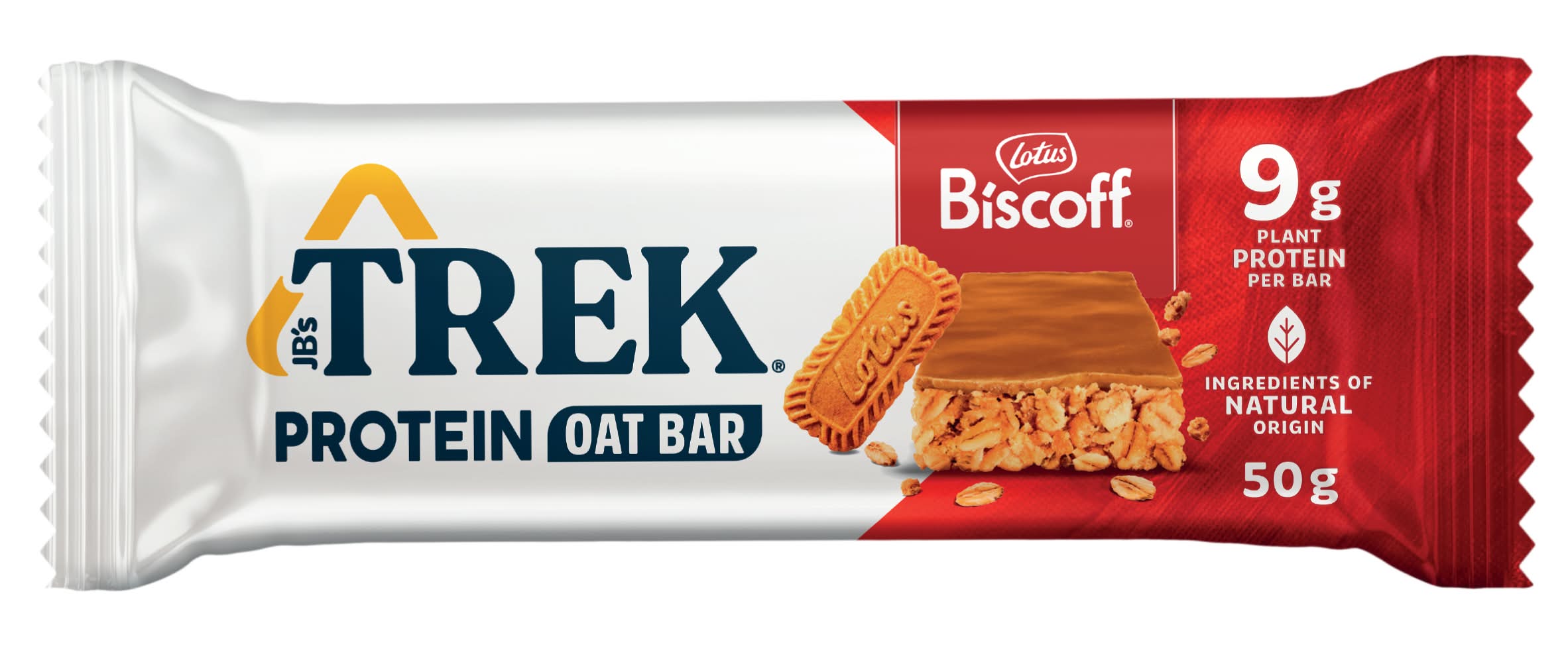 TREK Protein Oat Bar, Biscoff (50g)