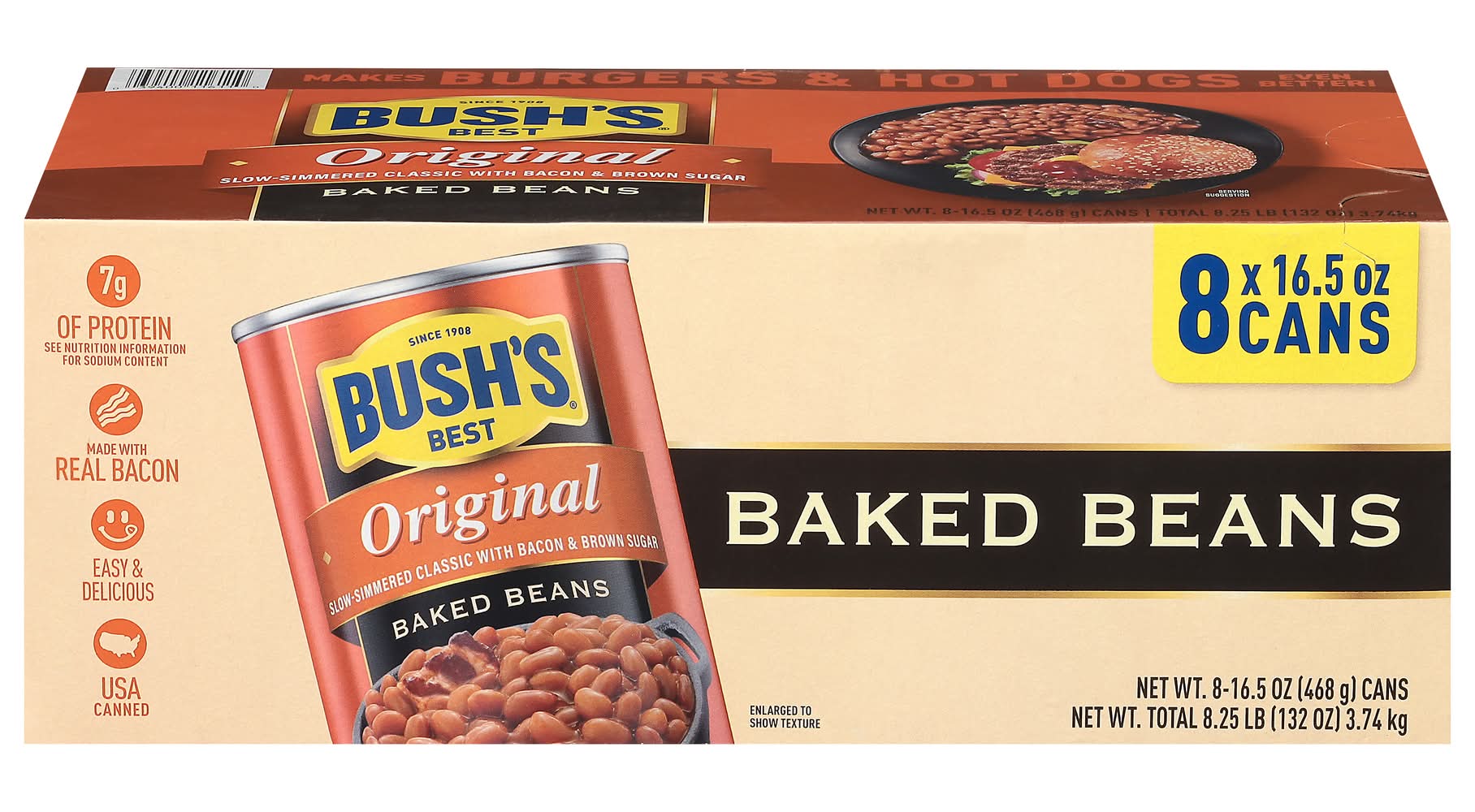 Bush's Original Baked Beans (8 x 16.5 oz)