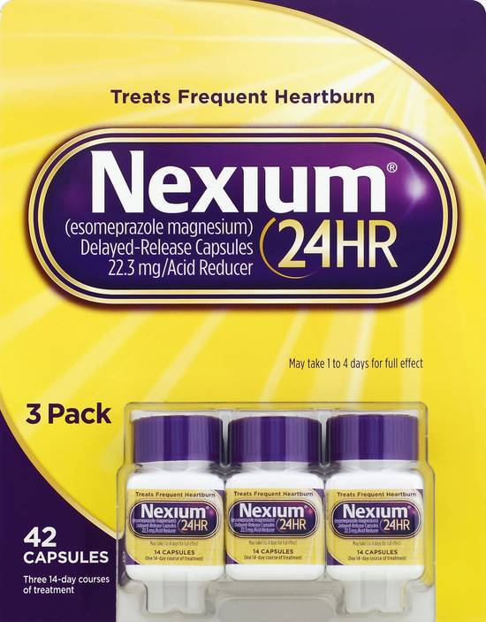 Nexium 24hr Capsules (42 ct)