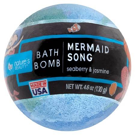 Nature's Beauty Mermaid Song Bath Bomb