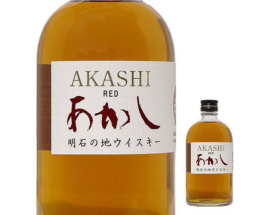 259845：ホワイトオーク 地ウイスキー あかしレッド 40° 500ML / Whisky Akashi Red 40%
