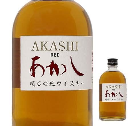 259845：ホワイトオーク 地ウイスキー あかしレッド 40° 500ML / Whisky Akashi Red 40%, 500ML