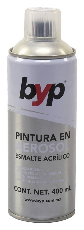 ByP · Pintura esmalte acrílico en aerosol transparente (400 ml)