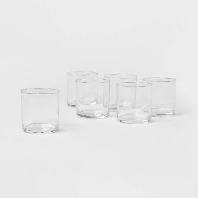 11oz 6pk Glass Asheboro Double Old Fashion Glasses - Threshold™