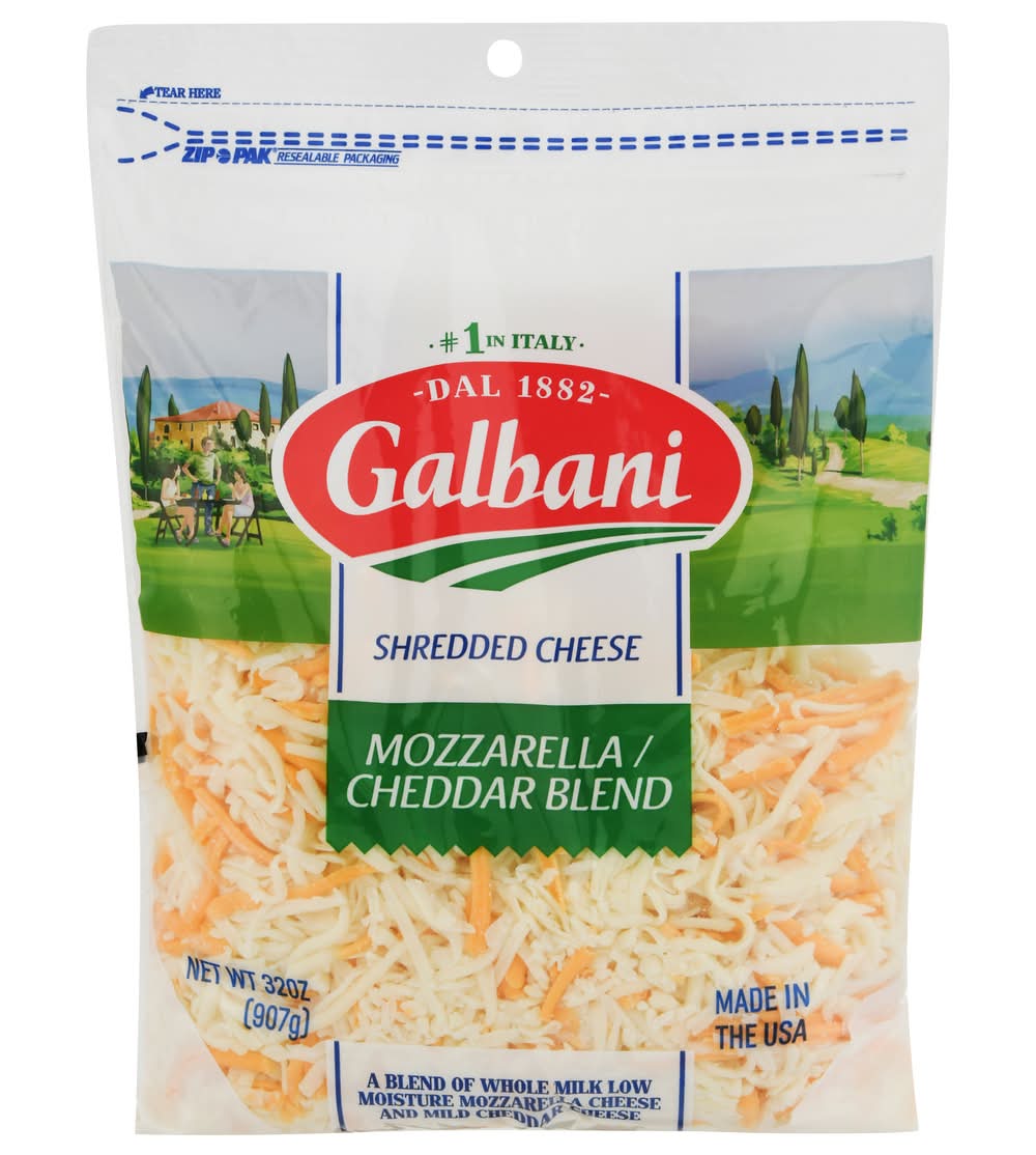 Galbani Mozzarella/Cheddar Blend Shredded Cheese (32 oz)