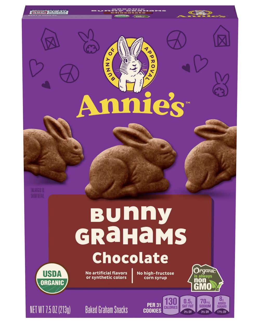 Annie's Organic Chocolate Bunny Grahams (7.5 oz)
