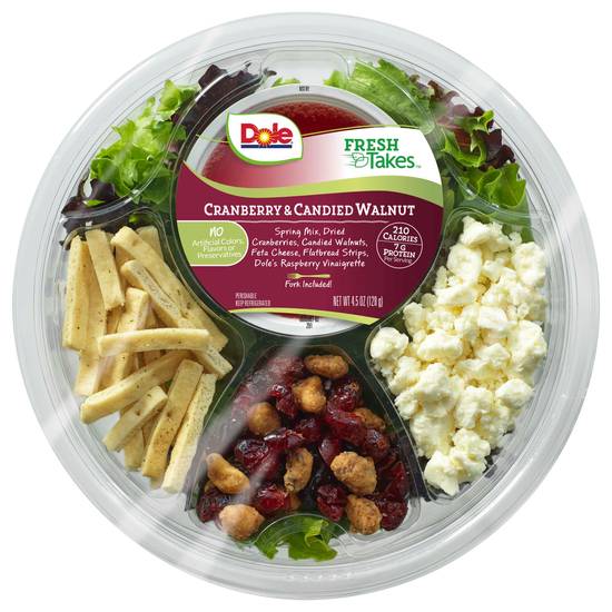 Dole Fresh Takes Cranberry & Candied Walnut Salad