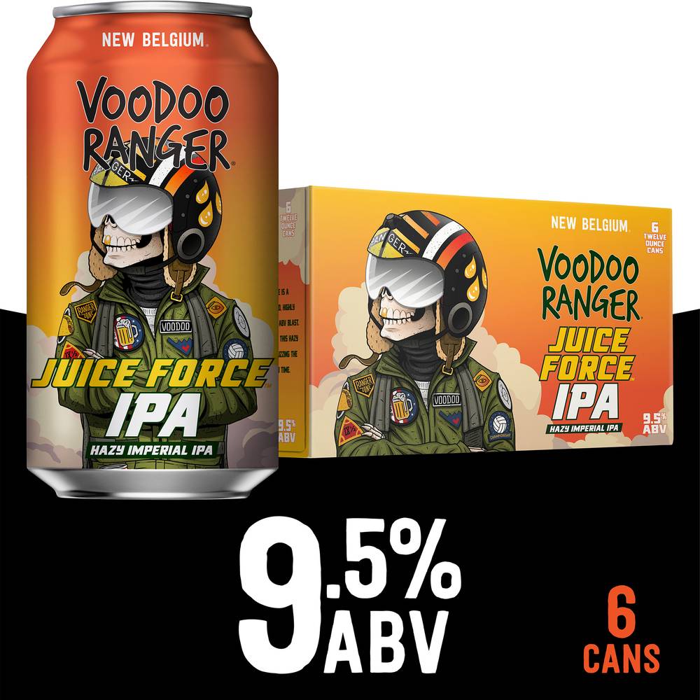 Voodoo Ranger Juice Force Hazy Imperial Ipa Beer (6 x 12 fl oz)