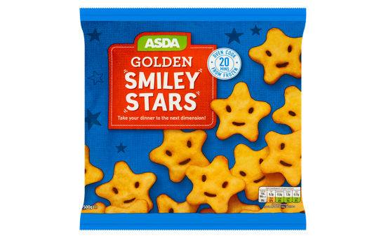 Asda Golden Smiley Stars 500g