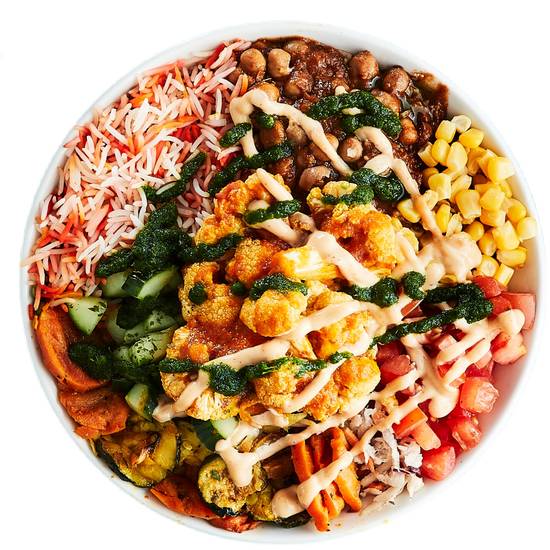 Bols Chou-Fleur et pois chiches/ Cauliflower and Chickpea Bowl
