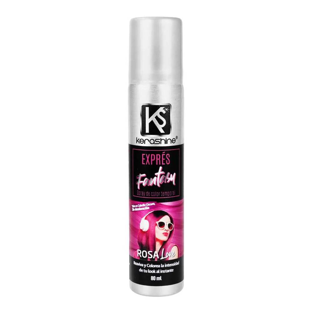 Kerashine · Tinte temporal fantasy rosa love (80 ml)