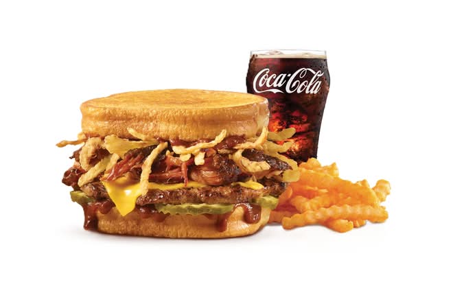 BBQ Pulled Pork Frisco Burger Combo