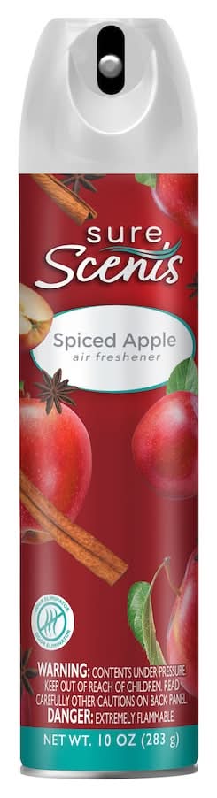 Sure Scents Air Freshener Spray, Apple Cinnamon (10 oz)