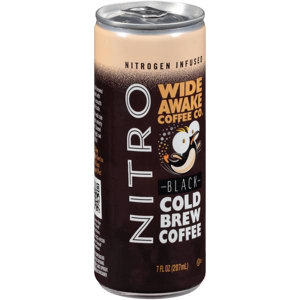 Wide Awake Nitro Black Cold Brew Coffee