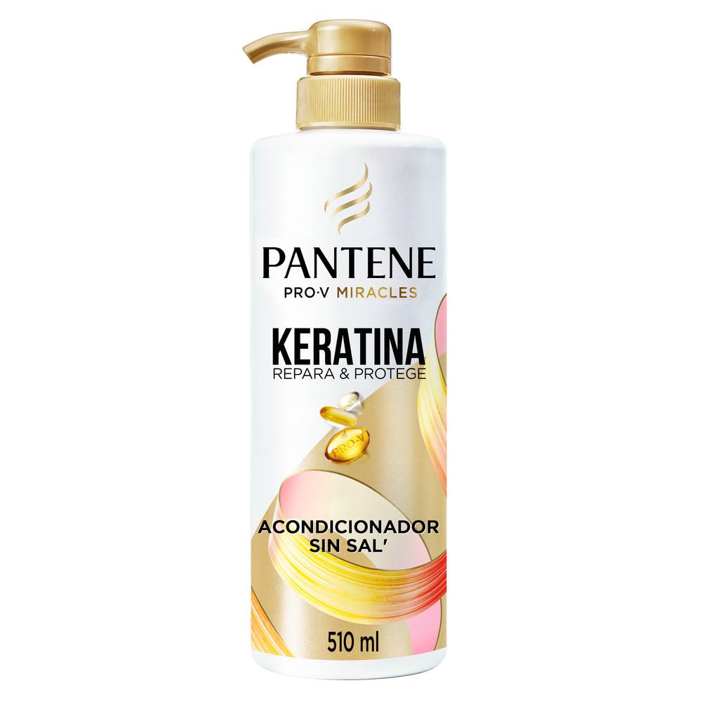 Pantene acondicionador sin sal pro.v miracles keratina